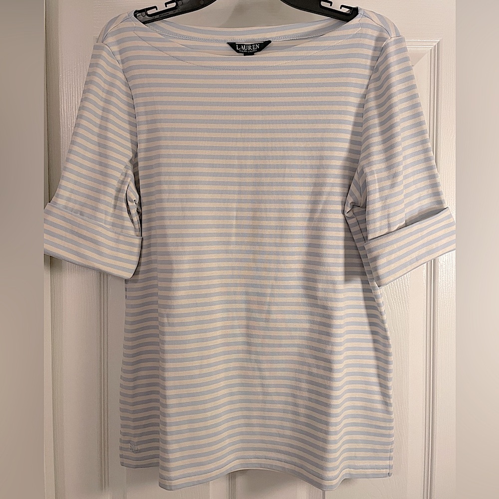 Ralph Lauren women’s shirt-sleeve tee, size XL, NWT, never worn.